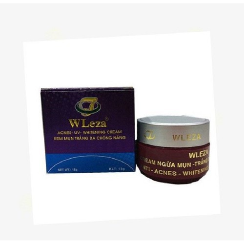 W- LEZA KEM NGỪA MỤN TRẮNG DA CHỐNG NẮNG - 15G