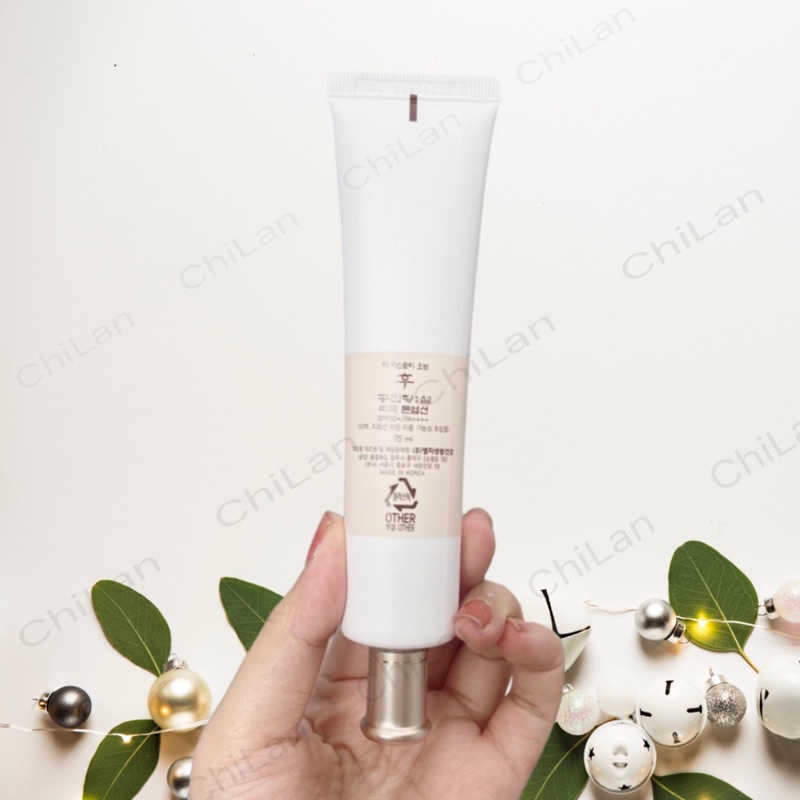 [TĂNG DUNG TÍCH] Kem Chống Nắng Dưỡng Trắng Nâng Tông Whoo Radiant White Tone Up Sunscr Spf50+/pa++++ 75ml