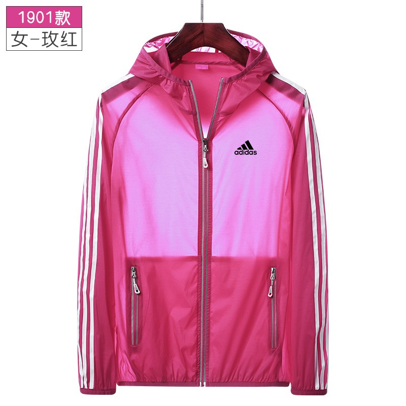 Áo Khoác Thể Thao Adidas Mỏng Có Mũ Trùm Đầu Chống Nắng Dành Cho Nam Và Nữ