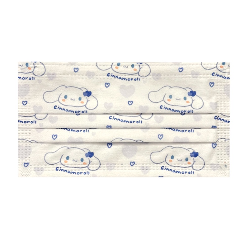 Set 10 Khẩu Trang Sanrio Cinnamoroll 3 Lớp Dành Cho Nam Và Nữ