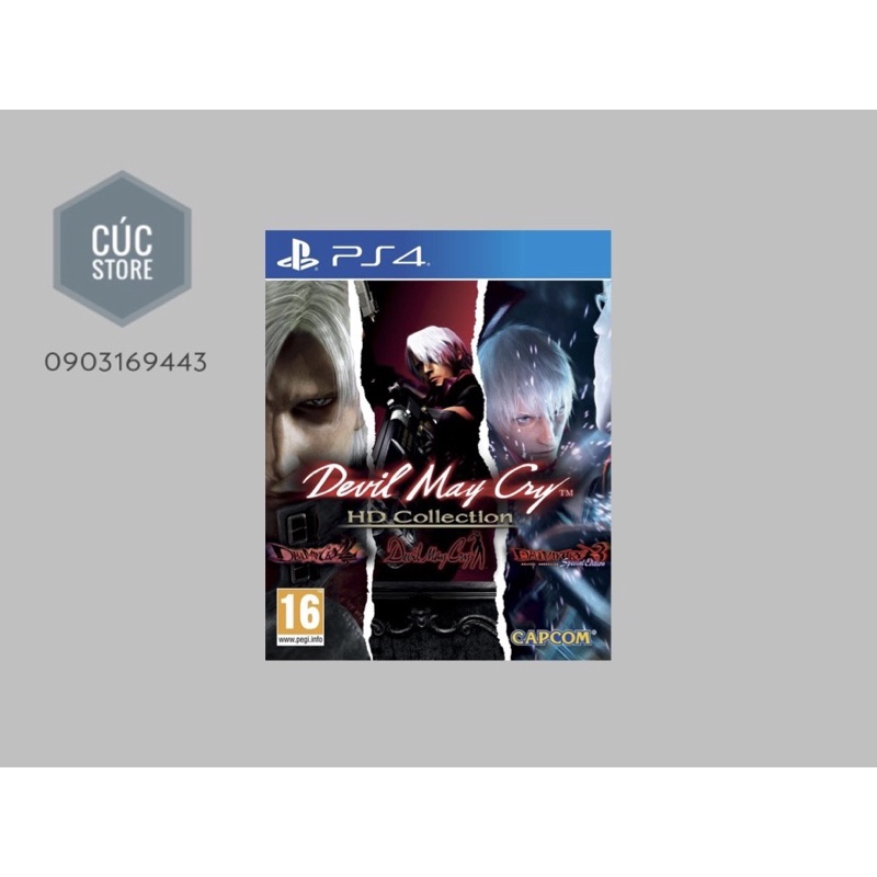 Đĩa chơi game PS4: Devil May Cry HD Collection