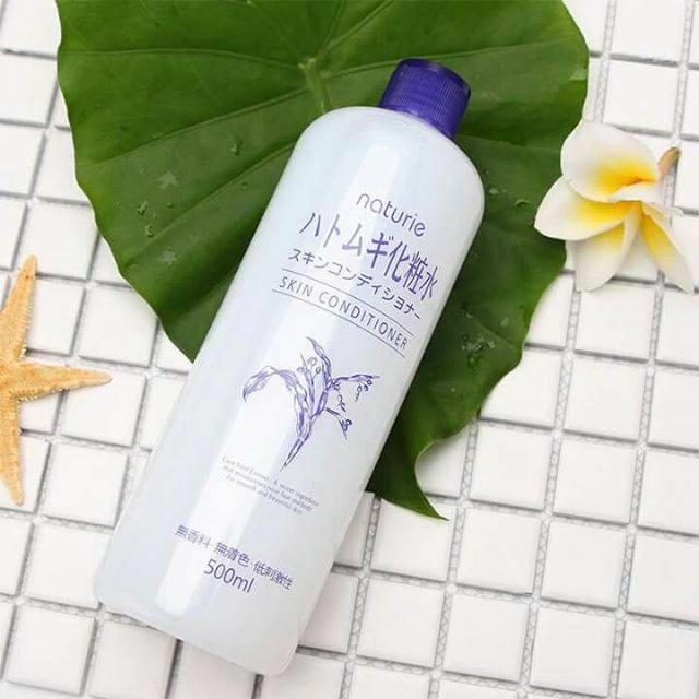 Nước hoa hồng Naturie Skin Conditioner Lotion Nhật Bản - Lotion ý dĩ cân bằng da Nhật bản 500ml