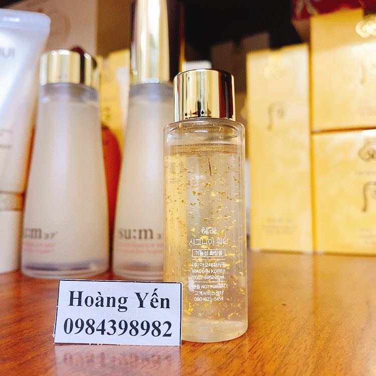 [1 lọ] Nước hoa hồng Hera chứa tinh chất vàng lọ 20 ml- date 2023