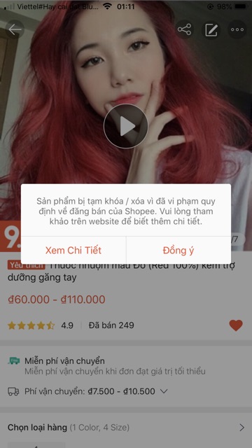 Thuốc nhuộm tóc màu Đỏ kèm trợ dưỡng găng tay thuocnhuomtoc60k.hanoi | BigBuy360 - bigbuy360.vn