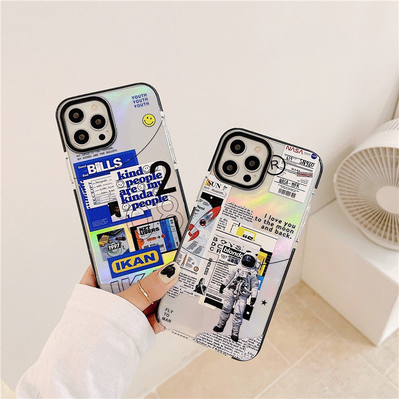 kaso ng tele iPhone 11 Pro Max / iPhone12 / iPhone X / iPhone 7 Plus / iPhone 8 / iPhone 6 Dual color TPU personality for mobile phone