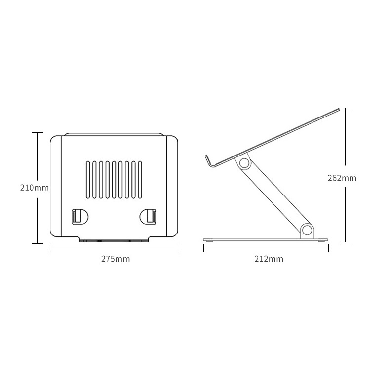 Giá đỡ laptop, Macbook công thái học chỉnh độ cao chống mỏi vai gáy Z4 hỗ trợ tản nhiệt cho laptop, điều chỉnh độ cao.