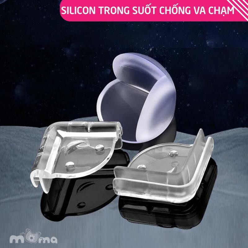 [FREESHIP50K] Combo 04 Miếng Bọc Góc Bàn Chống Va Chạm Chất Liệu Silicon