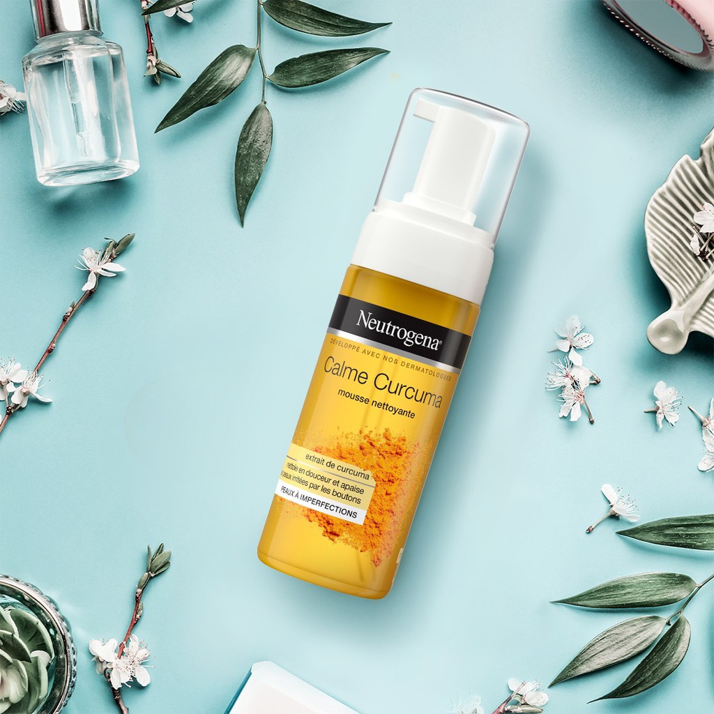 Sữa rửa mặt nghệ đánh bay mụn trứng cá dành cho da dầu Neutrogena Curcuma Clear,150ML | BigBuy360 - bigbuy360.vn