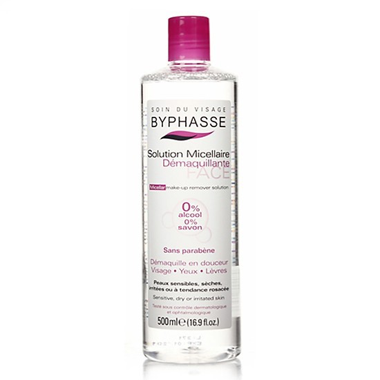Nước tẩy trang Byphasse Micellar Make-up Remover Solution 500ml