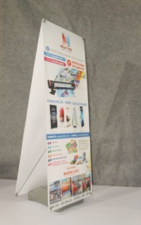 Standee X đế nước 1 mặt