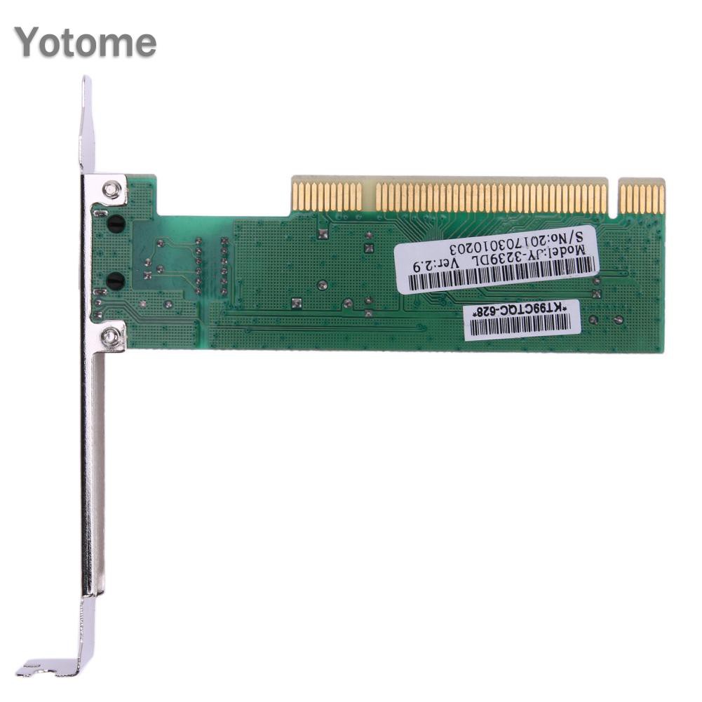 Card mạng lan YO PCI Realtek RTL8139D 10 / 100M 10 / 100Mbps RJ45 | BigBuy360 - bigbuy360.vn
