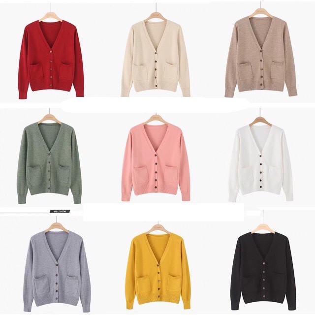 Áo cardigan len cúc gỗ - hàng qc chuẩn chất đẹp | BigBuy360 - bigbuy360.vn