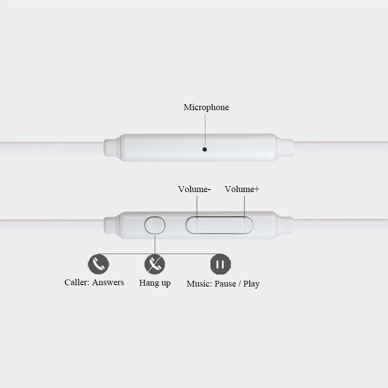 1 Tai Nghe Nhét Tai Màu Trắng Kèm Mic Cho Samsung Galaxy S6