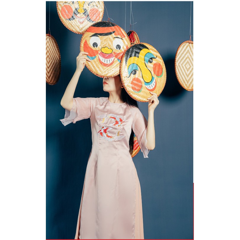 CCHAT Áo dài tay loe thêu cá Q33 | BigBuy360 - bigbuy360.vn