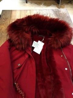 ÁO PARKA ĐỎ