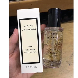 Kem Lót Cấp Ẩm Missha Moist Layering Starter Gold Topping