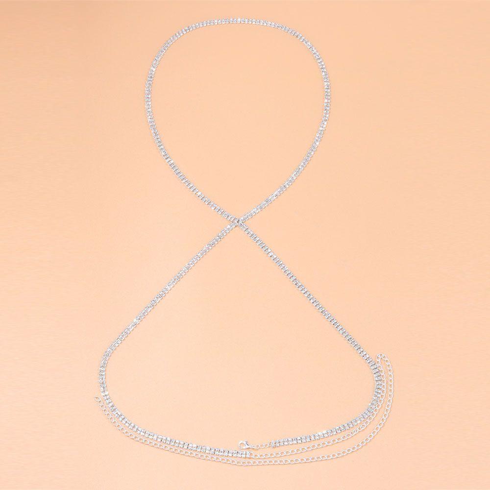 Dây Mắt Xích Trang Trí Áo Ngực Đi Biển Quyến Rũ Cho Nữ