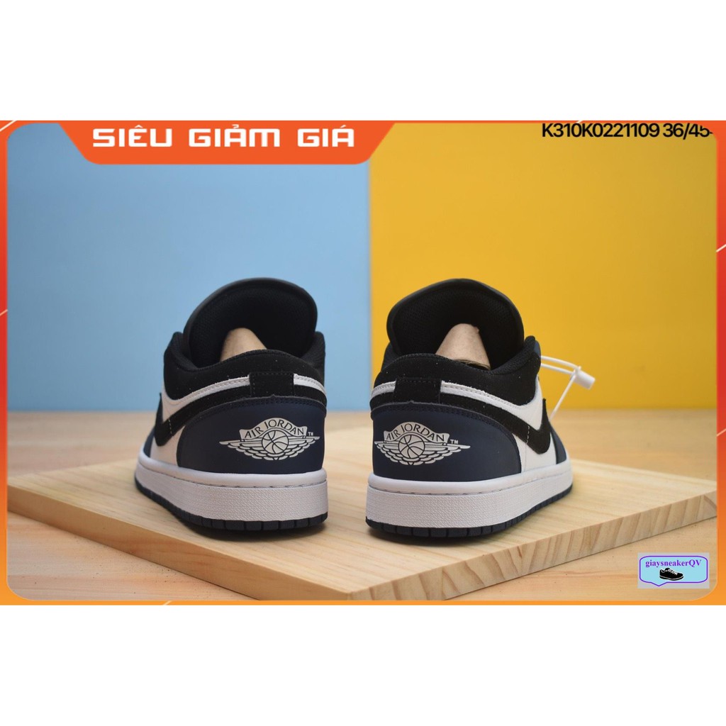 Giày thể thao Air Jordan 1 Low Navy, giày jordan 1 thấp cổ xanh navy dành cho nam nữ năng động