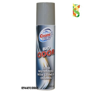 Chai Xịt Khử Mùi Diệt Khuẩn Sinh Học CLEANS BERG BIO ODOR (Nhập Ngoại)