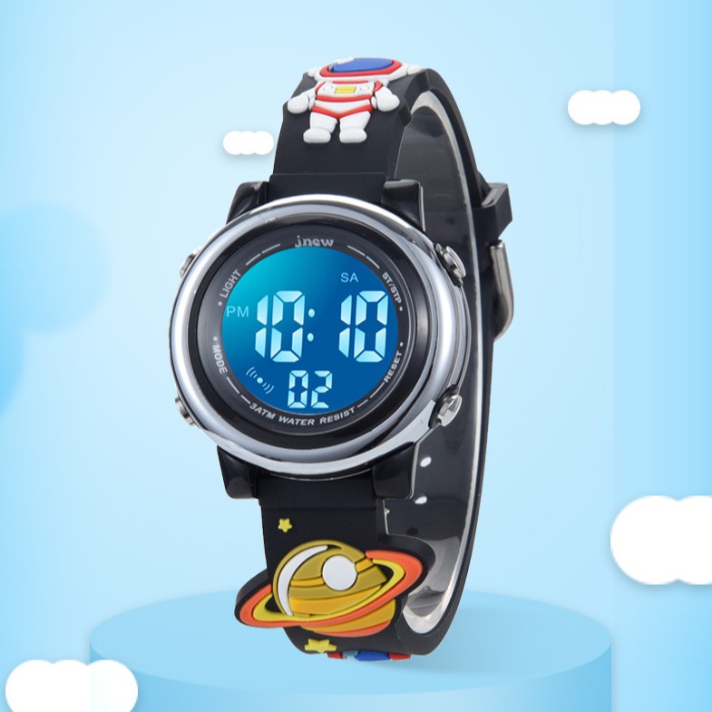 JNEW Đồng hồ điện tử thể thao đa chức năng học sinh không thấm nước Đồng hồ điện tử LED đồng hồ trẻ em đồng hồ nam | BigBuy360 - bigbuy360.vn