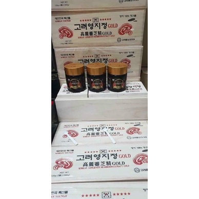 CAO SÂM LINH CHI HỘP GỖ GOLD HÀN QUỐC