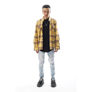 Áo Sơ Mi MYO Flannel Vàng