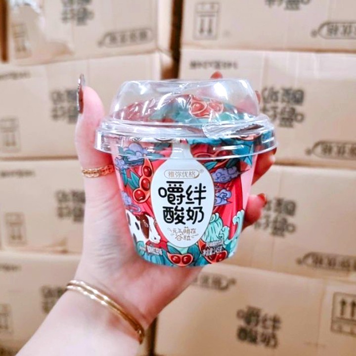 Sữa Chua Ngũ Cốc Ăn Liền 145g Yami Chew- Ngũ Cốc Sữa Chua Hoa Quả Giảm Cân Ăn Kiêng Bánh Kẹo Ăn Vặt Nội Địa Giá Rẻ- Kivo