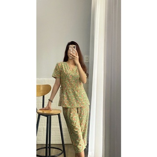 SET BỘ ÁO ĐẮP CHÉO QUẦN LỬNG