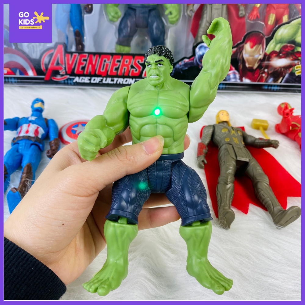 Set 1 Bộ 5 Mô Hình ROBOT Siêu Anh Hùng AVENGER 4 AGE OF ULTRON ROBOT AVENGERS