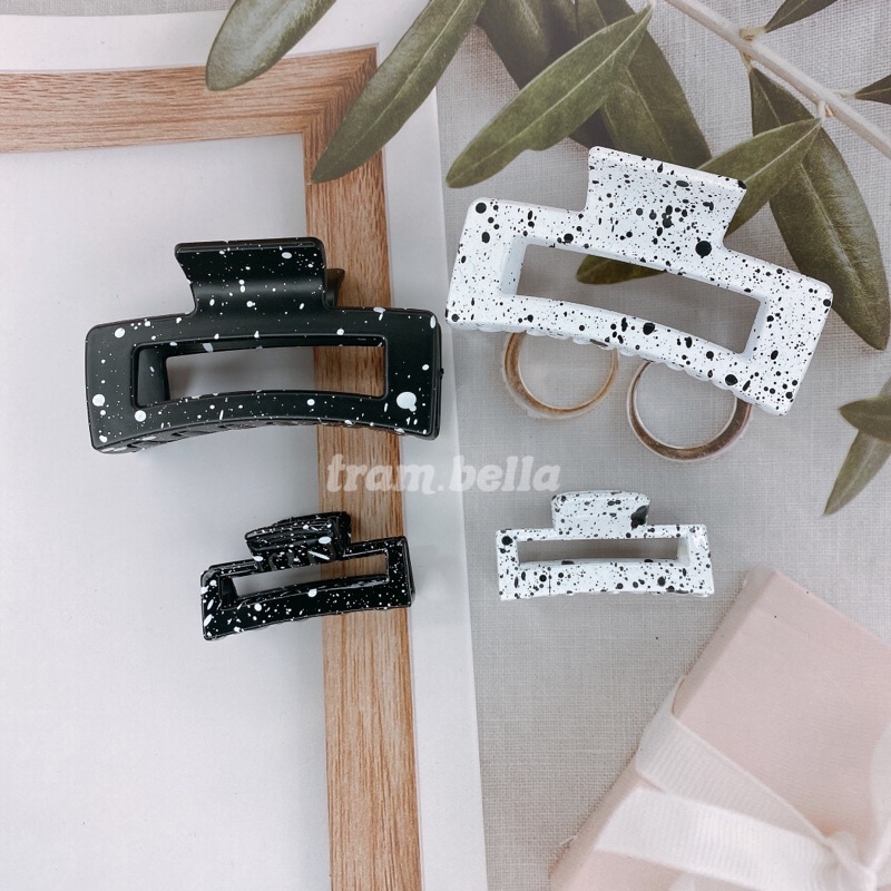 Kẹp càng cua loang mini,kẹp tóc mái