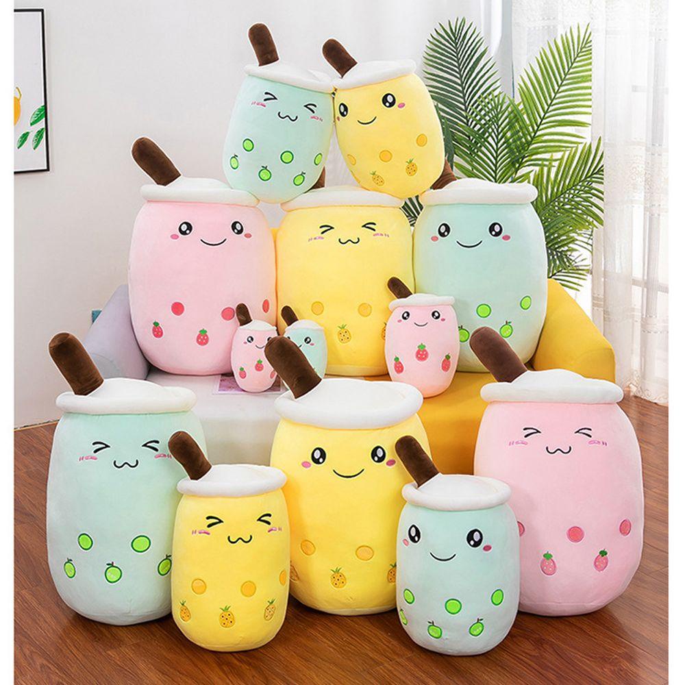 Thú Nhồi Bông Hình Ly Trà Sữa Dễ Thương 35cm