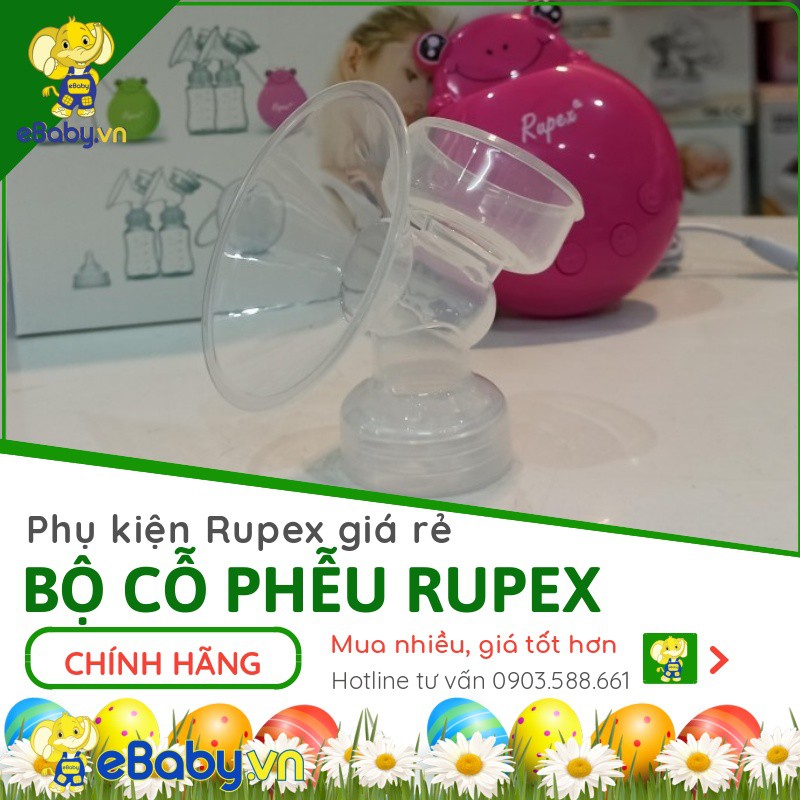 Phụ Kiện Máy Hút Sữa Rupex 8033 (Không Pin) | Bán Lẻ Phụ Kiện Van Chân Không, Cỗ Phễu, Dây Ống Hơi Máy Vắt Sữa Rupex