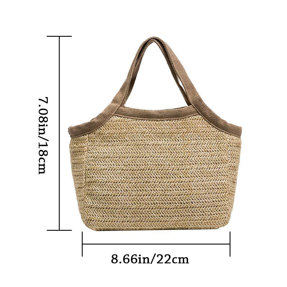 Túi Xách Bucket Đan Rơm Thời Trang Đi Biển
