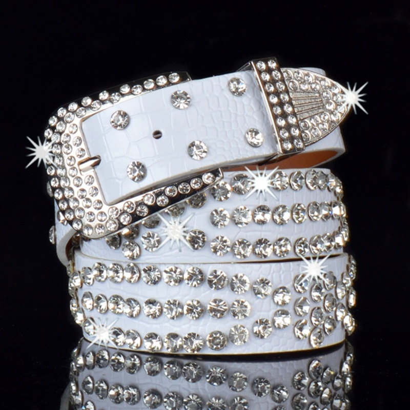 Thắt Lưng Đính Đá Lấp Lánh Sang Trọng Cho Nam Và Nữ