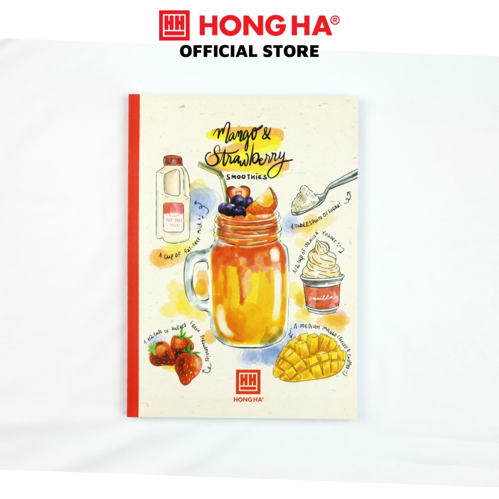 Vở 4 ly ngang 200 trang Cooktail dành cho HS miền Trung - Nam Hồng Hà - 0756