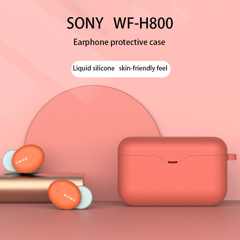 Vỏ Bảo Vệ Hộp Đựng Tai Nghe Silicon Mềm Cho Sony Wf-H800