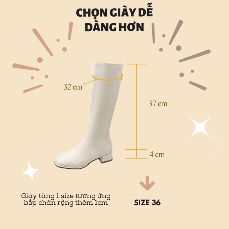 Giày boots cao đùi