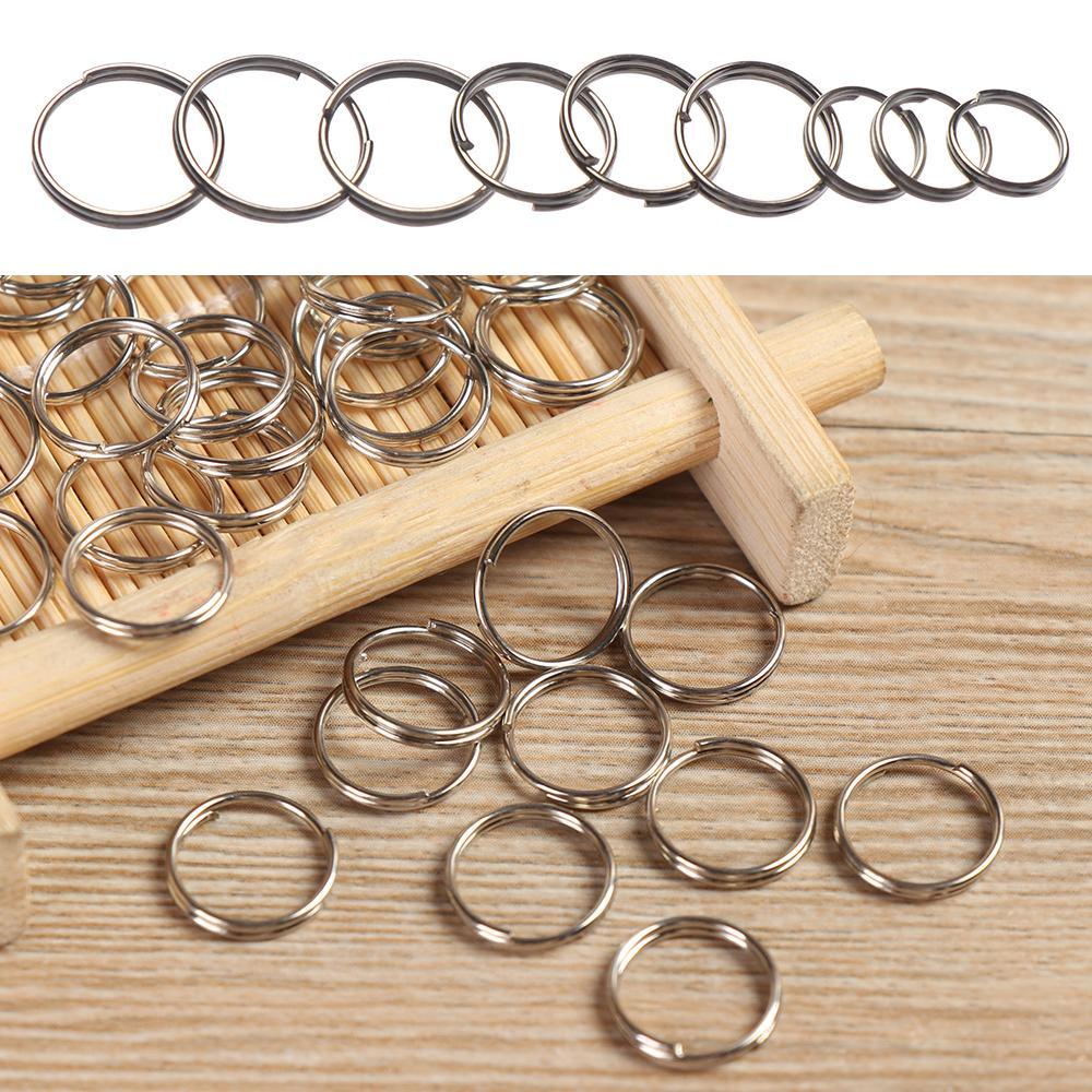 Set 50 Vòng Khóa Bằng Hợp Kim Thép Không Gỉ Chuyên Dụng