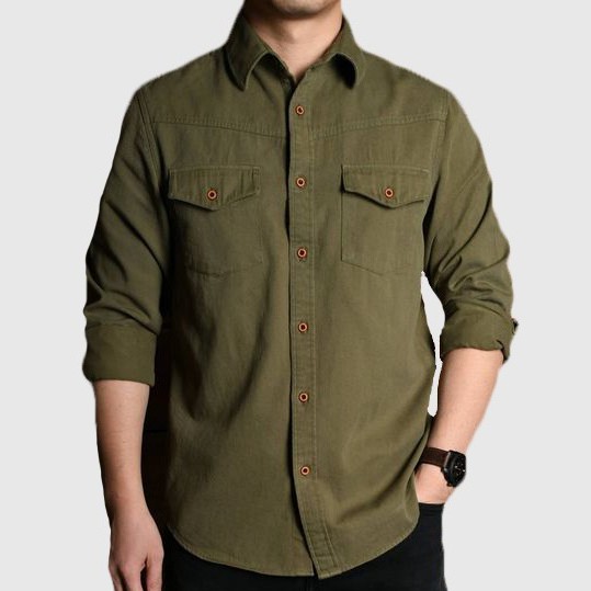 Áo sơ mi nam KAKI JEEP tay dài cực ngầu chất vải xịn chuẩn đẹp giá tốt [Ảnh Thật] | BigBuy360 - bigbuy360.vn