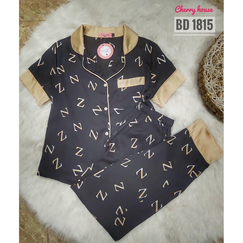 Đồ Bộ Pijama Lụa Satin Cao cấp Thiết Kế Thời Thượng Mềm Mại Thoải Mái D23 SWEET HOME | BigBuy360 - bigbuy360.vn