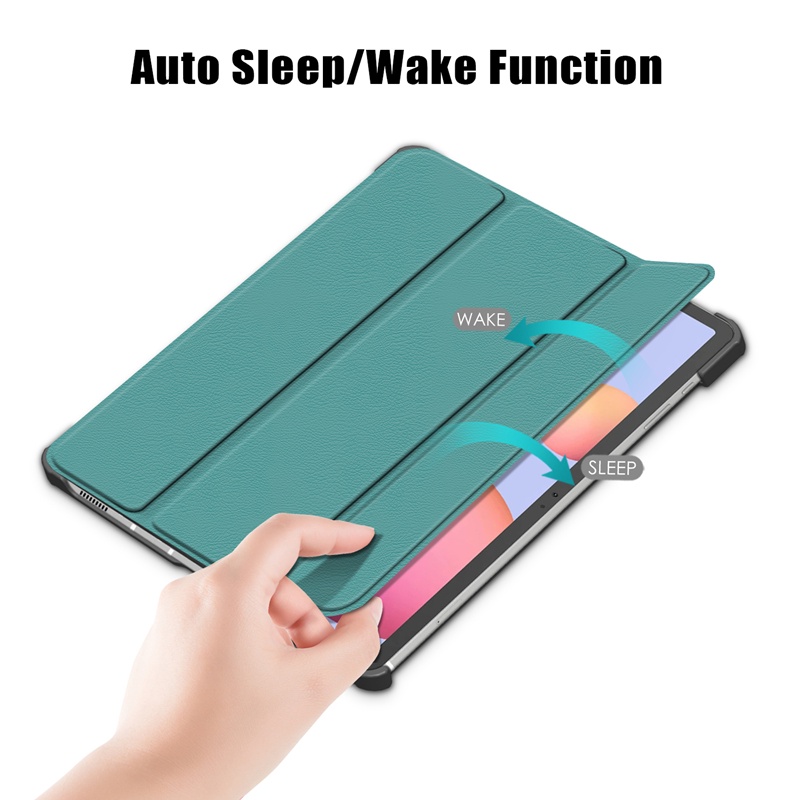 Dllencase Bao da máy tính bảng nam châm có ngăn đựng bút cho Samsung Galaxy Tab S7 T870 11 2020 Tab S7+ T970 12.4 A115