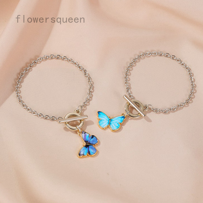 flowersqueen Vòng Tay Chuỗi Hạt Ngọc Trai Nhân Tạo Phong Cách Boho Cho Nữ