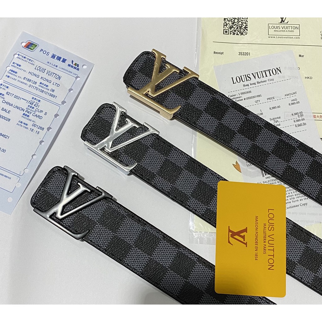Thắt lưng nam LV khóa kim loại nguyên khối siêu bền đẹp - KENT SHOP