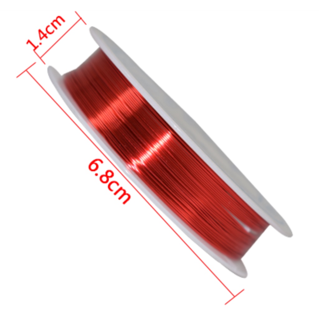 Cuộn Dây Đồng 0.3mm Cho Fly Tying Larve Nymph Streamer Brassie Fly Tying