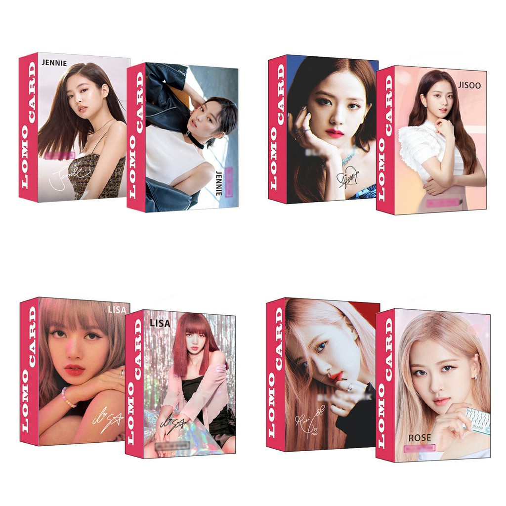 Hộp 30 ảnh lomo card Jennie Jisoo Lisa Rose Blackpink