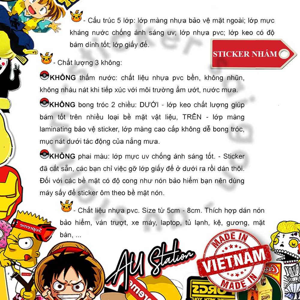 Sticker NGƯỜI NHỆN  - sticker nhựa PVC không thấm nước, dán nón bảo hiểm, laptop, xe