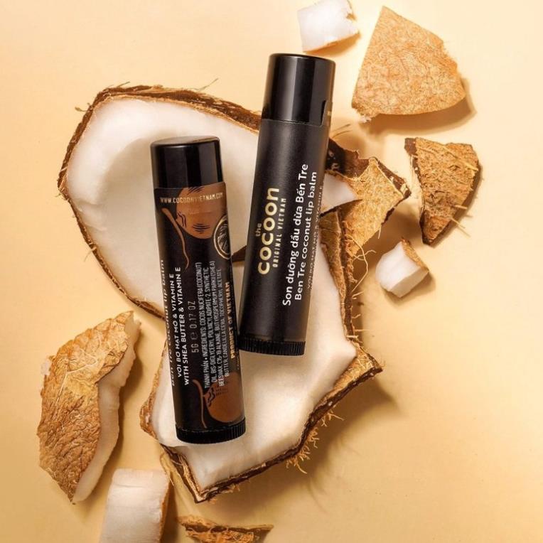 Son Dưỡng Môi Dầu Dừa Bến Tre Cocoon  - PINK BEAUTY