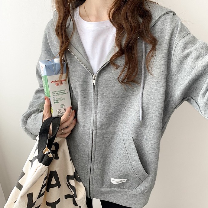 Áo Khoác Cardigan Tay Dài Có Mũ Trùm Đầu 45104 Phong Cách Mới | BigBuy360 - bigbuy360.vn