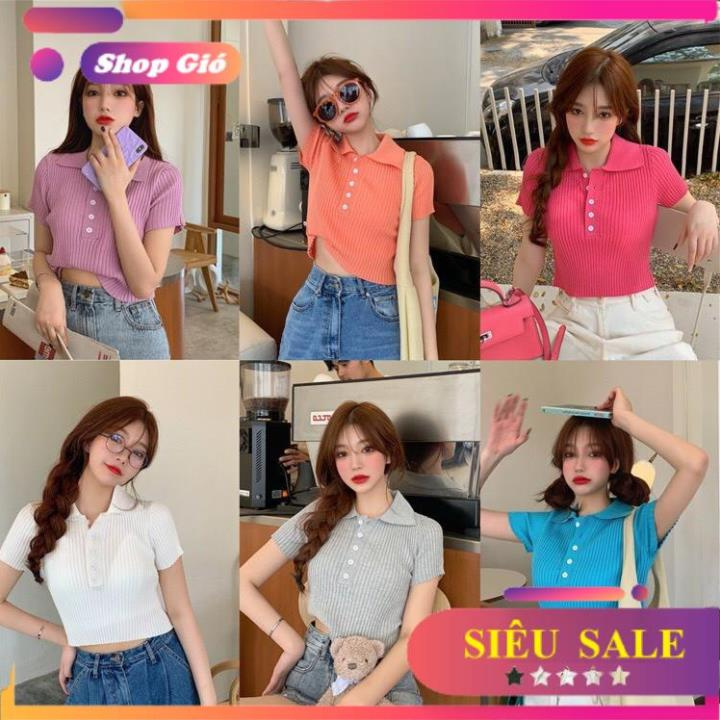 [SALE SOCK] áo thun polo tay ngắn dệt kim mẫu thiết kế mới hot nhất năm