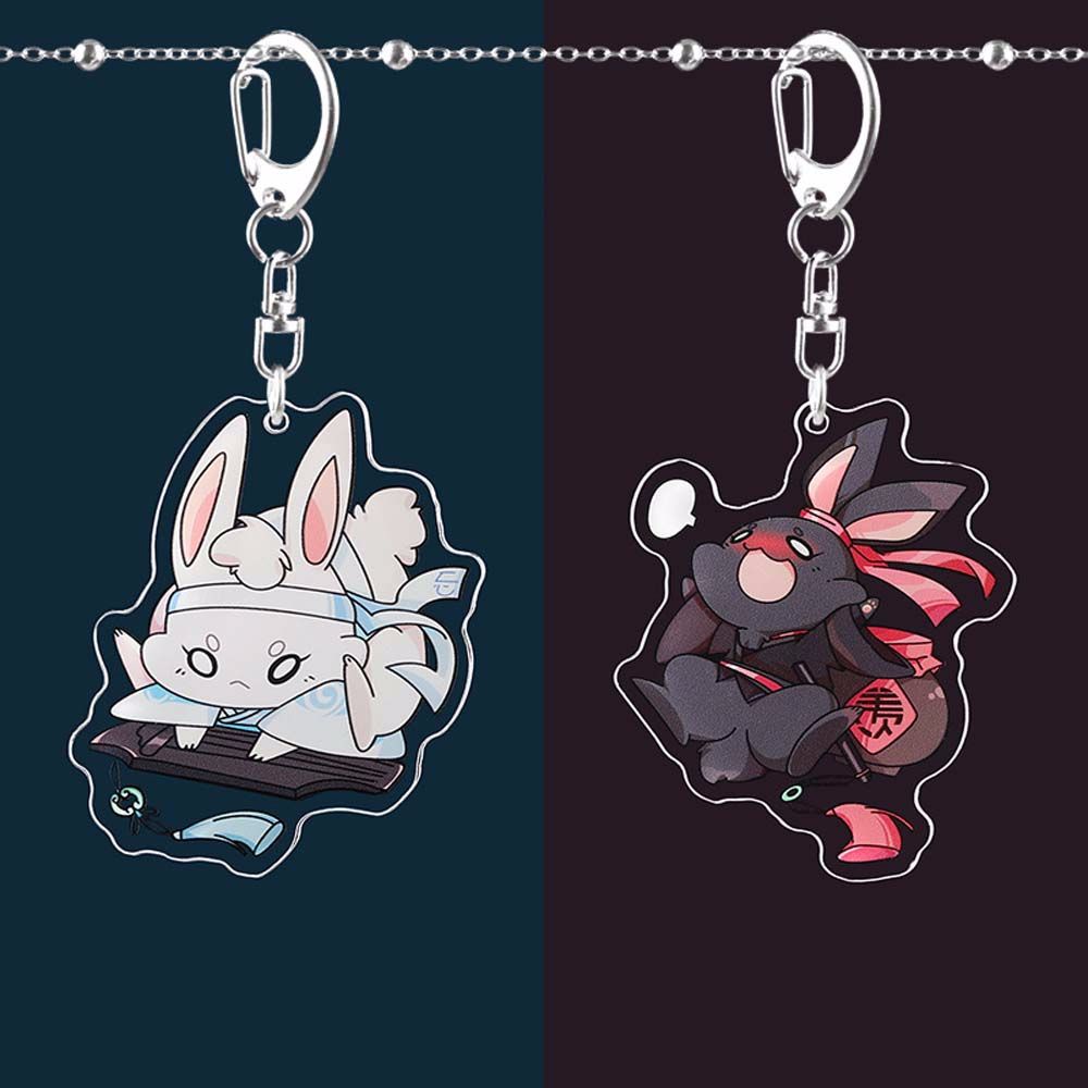 Móc Chìa Khóa acrylic Họa Tiết Hoạt Hình Demonic Wuxian Đáng Yêu